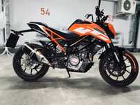 KTM Duke , оранжевый