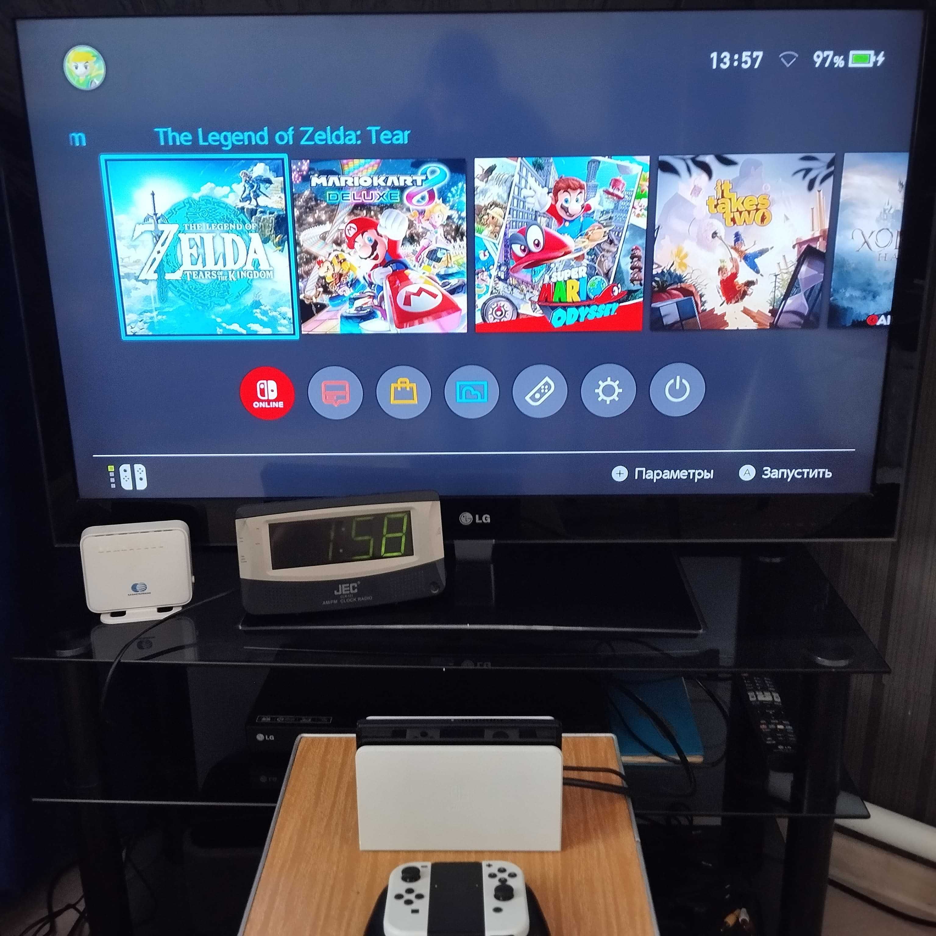 ПРОШИТЫЙ Nintendo Switch Oled