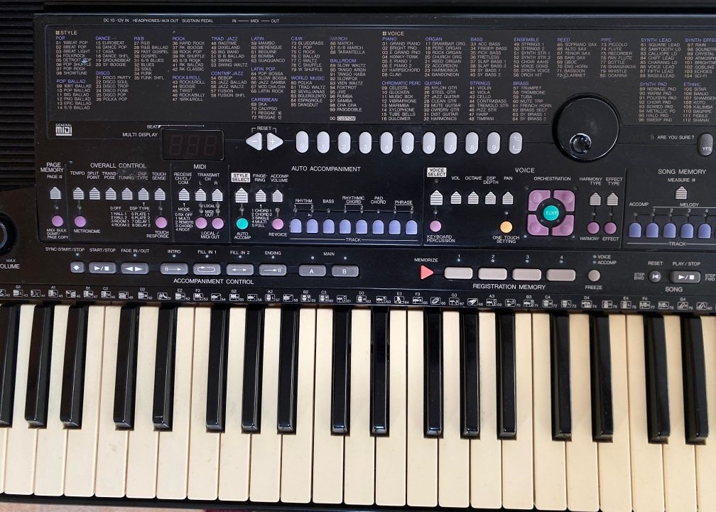 Синтезатор YAMAHA PSR510
