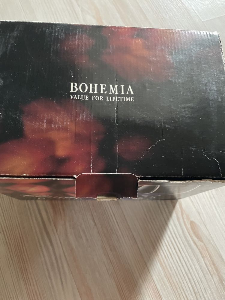Богема чехия фужеры 6 шт,  бокалы для воды  3 шт