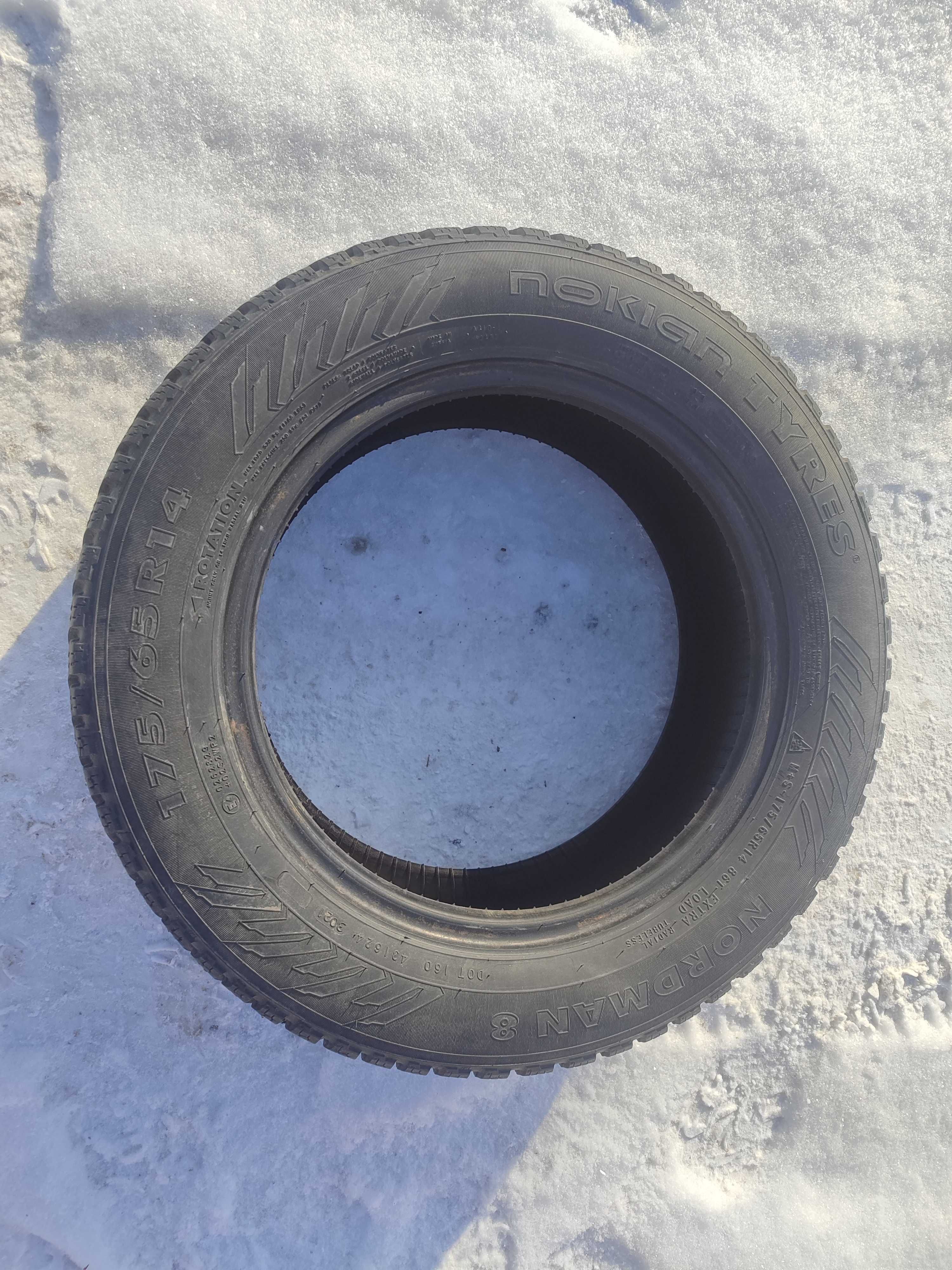 Резина один баллон Nokian 175/65/R14