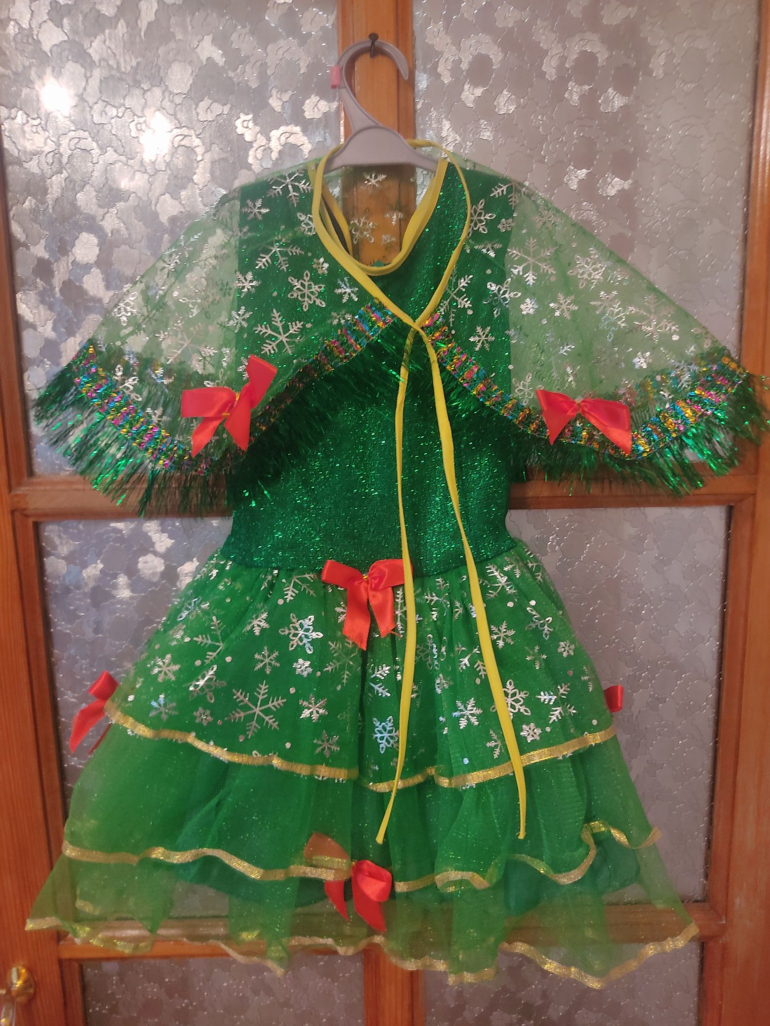 Платье ёлочка на 3-5 лет