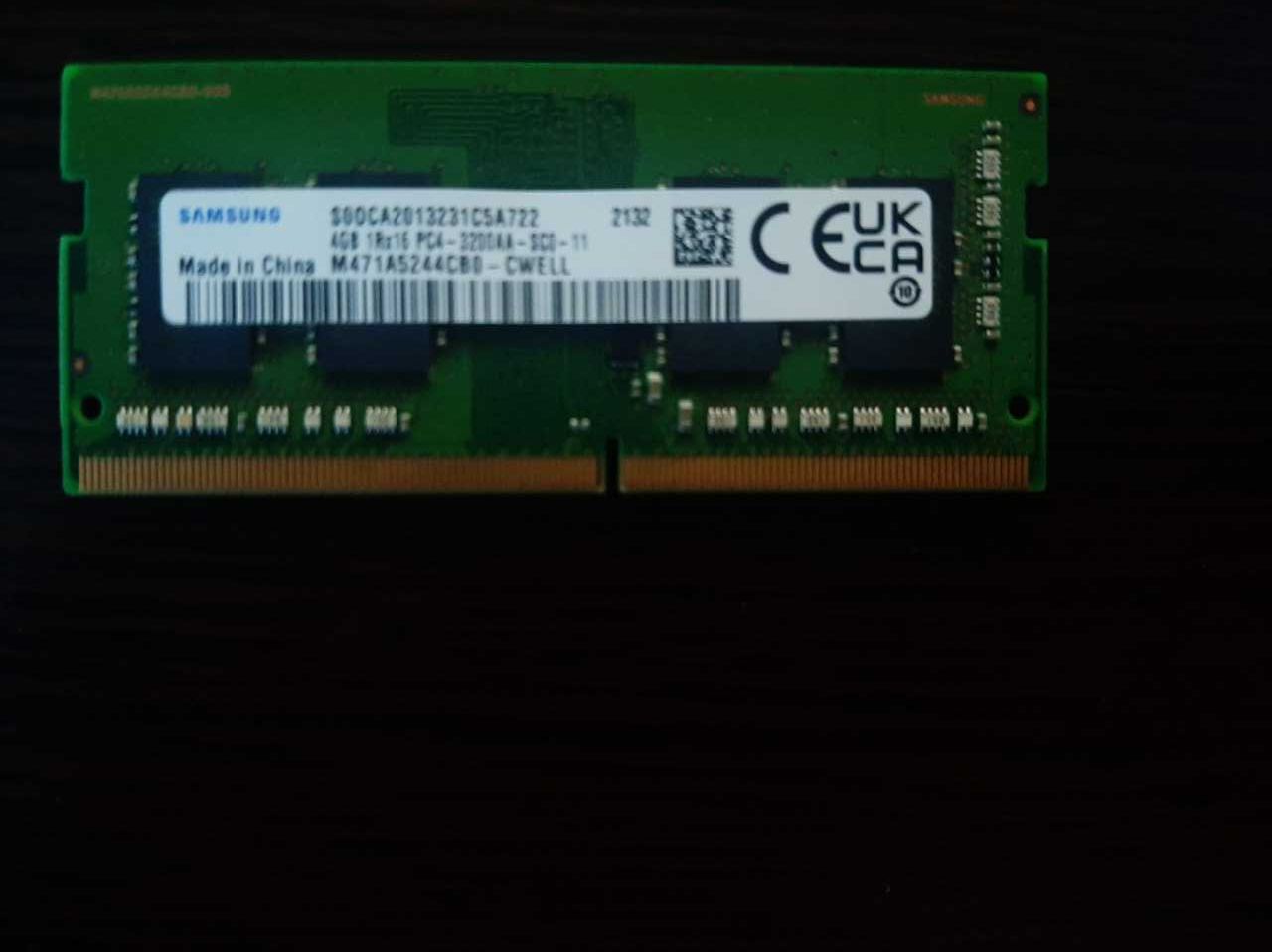 ОЗУ Samsung 4GB DDR4 1Rx16-3200AA M471A5244CB0-CWE