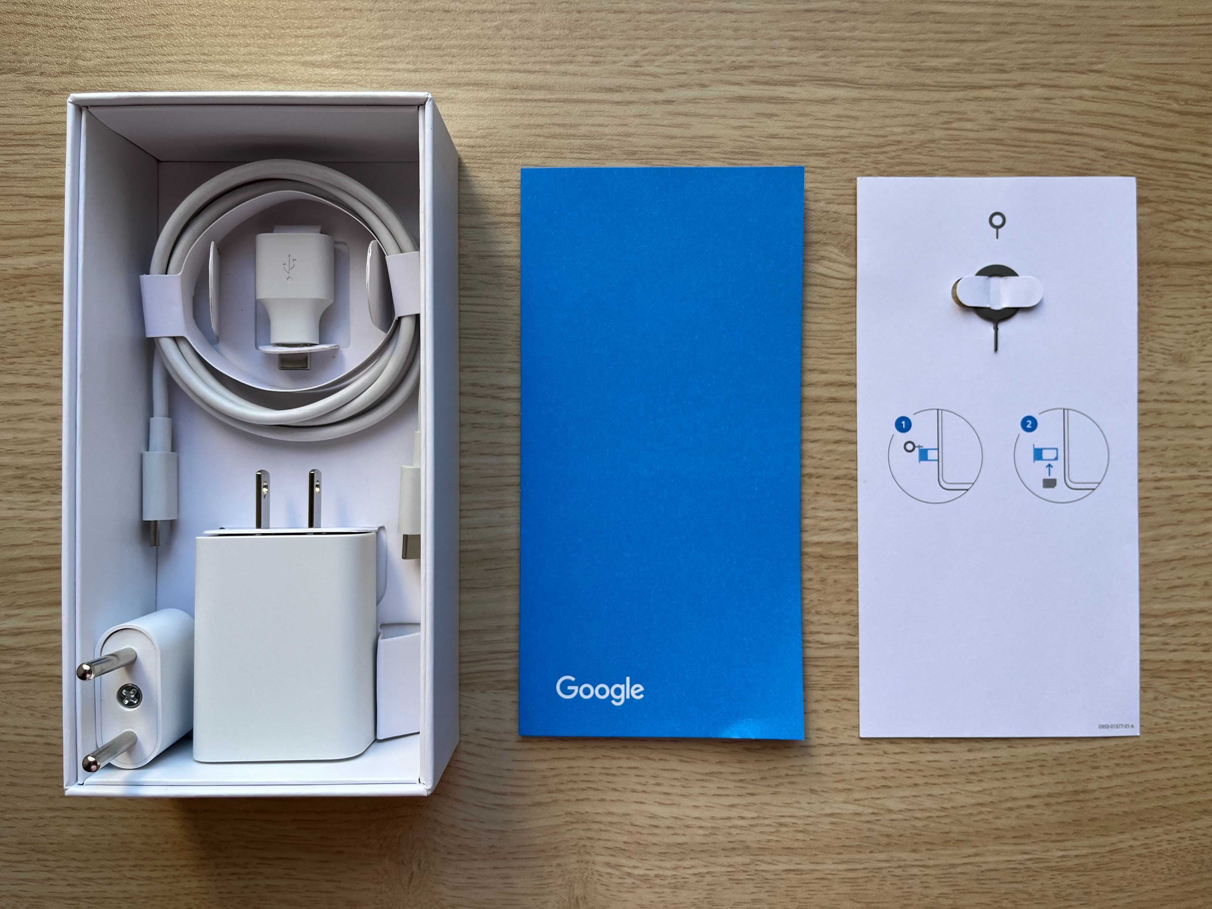 Смартфон Google Pixel 4a 128 Gb + оригинальный чехол Blue Confetti