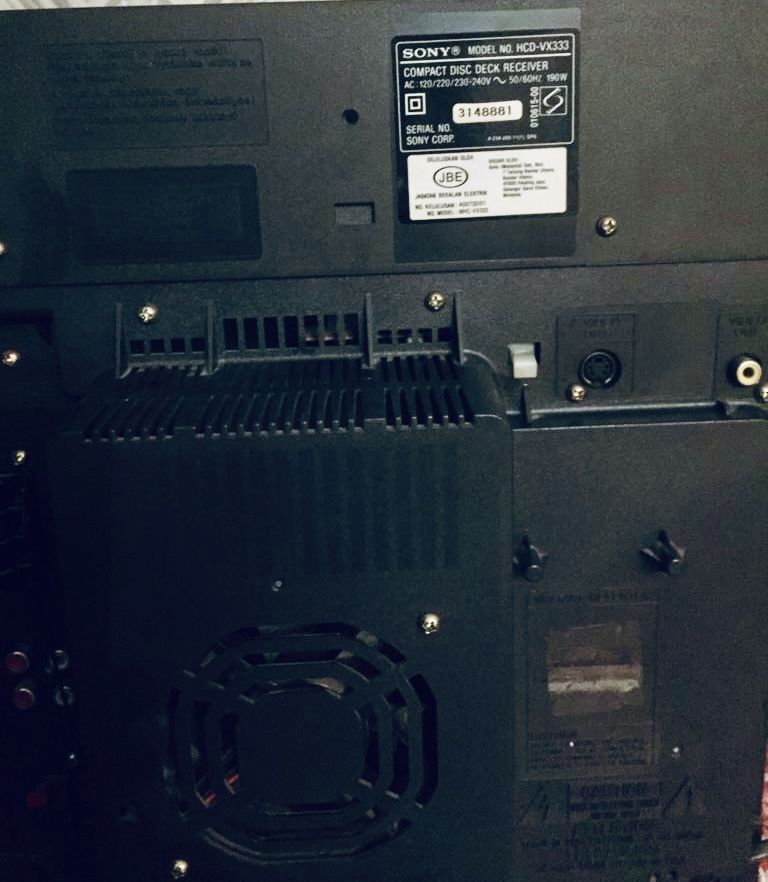 Музыкальный центр SONY MHC-VX333