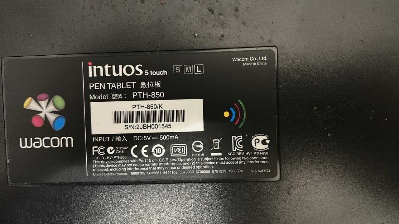 Графический планшет Wacom Intuos S