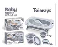 Ванночка складная в наборе, Toimoys  84x45 см, серый