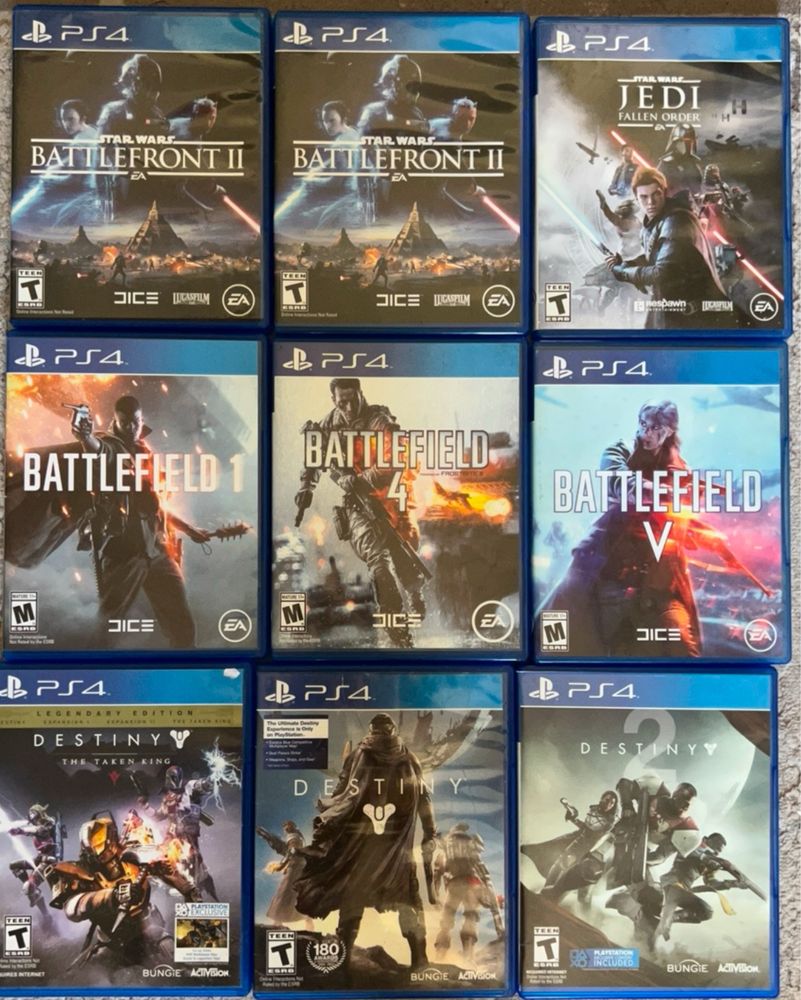 диски с играми на ps4