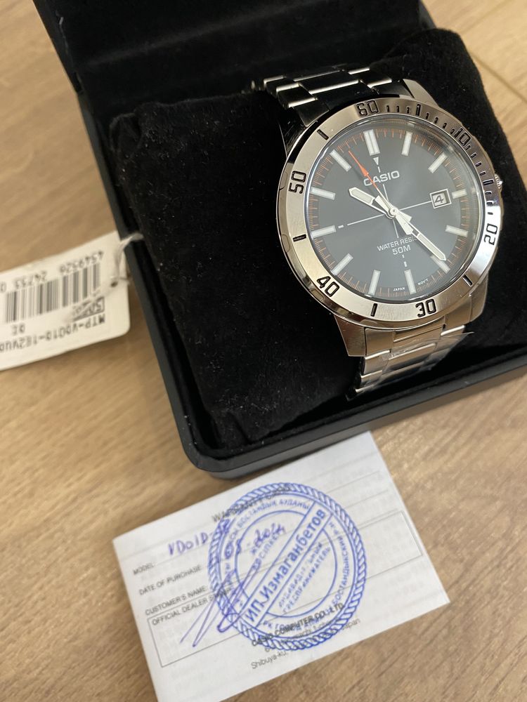 Наручные часы оригинал Кварцевые CASIO Mtp-vd01d-1e2v