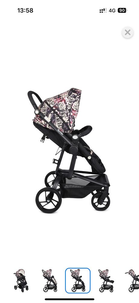 Продам абсолютно новую коляску-трансформер Babyton Spider Beige
