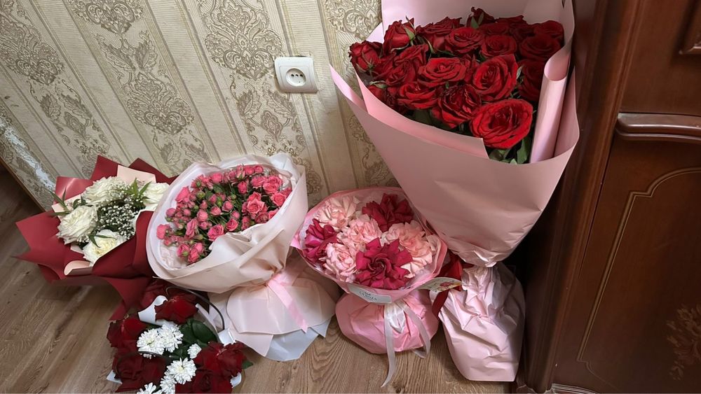 Арзан бағада гүлдер