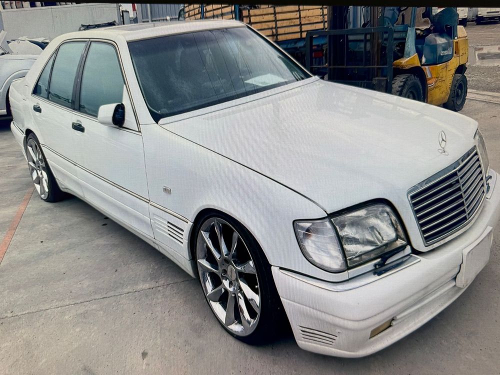 W140 машина на запчасти из японии,левый руль.