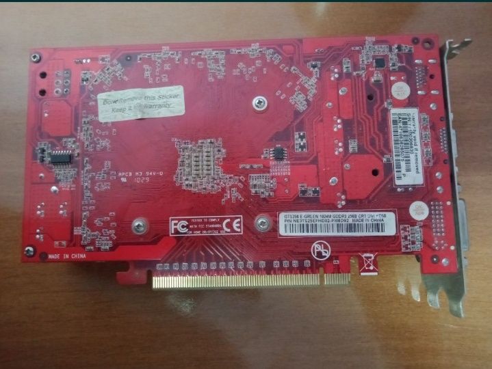 Продам видеокарту gts250 e-grlen 1024m gddr3 256b crt dv! dmi pin:ne3t