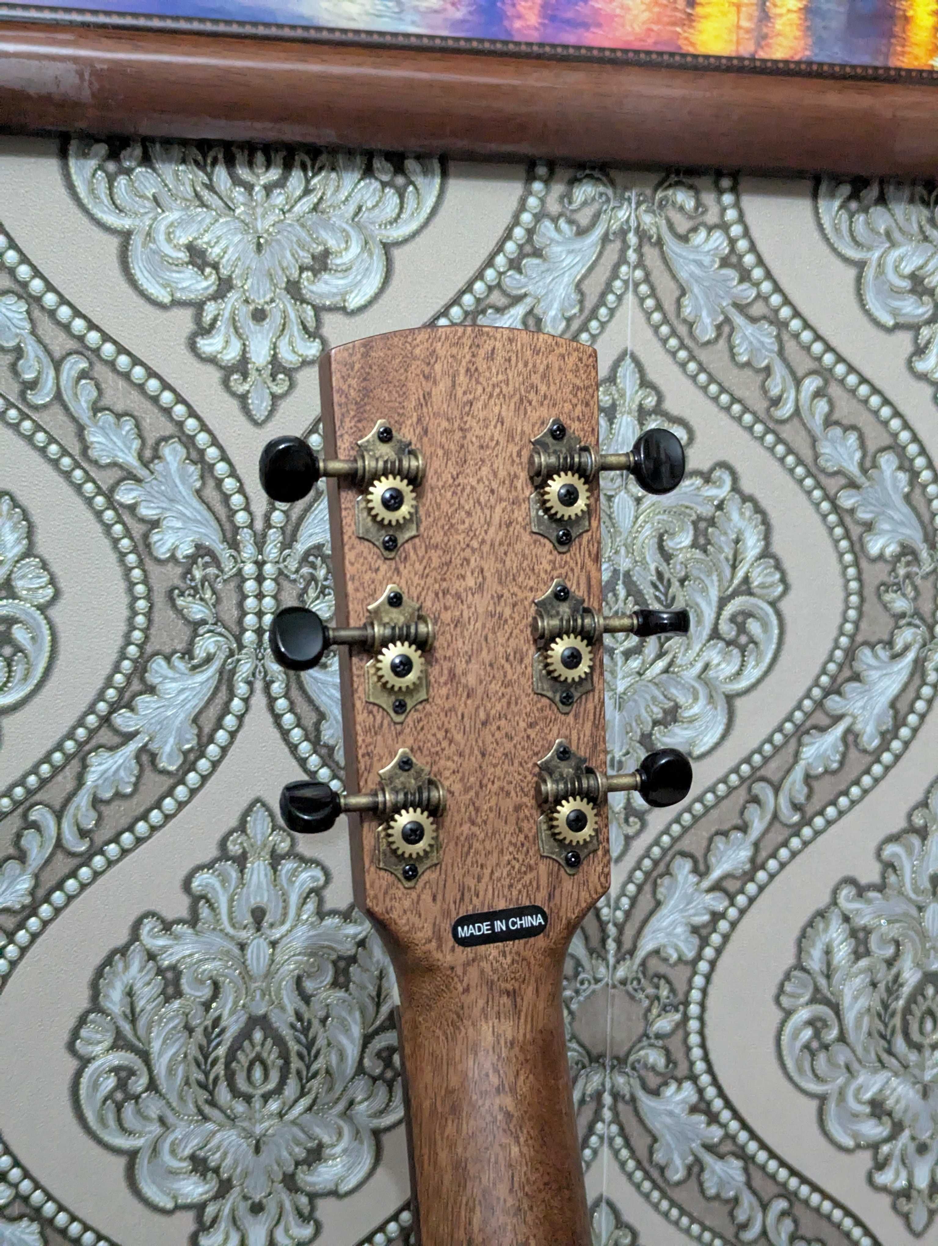 Гитара полностью массив акустическая Harley Benton CLA-15MCE SolidWood
