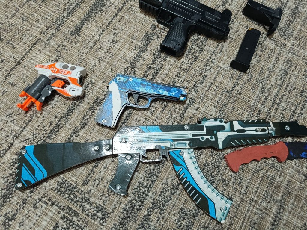 Nerf 2 шт., патроны, игрушки автоматы, пистолет