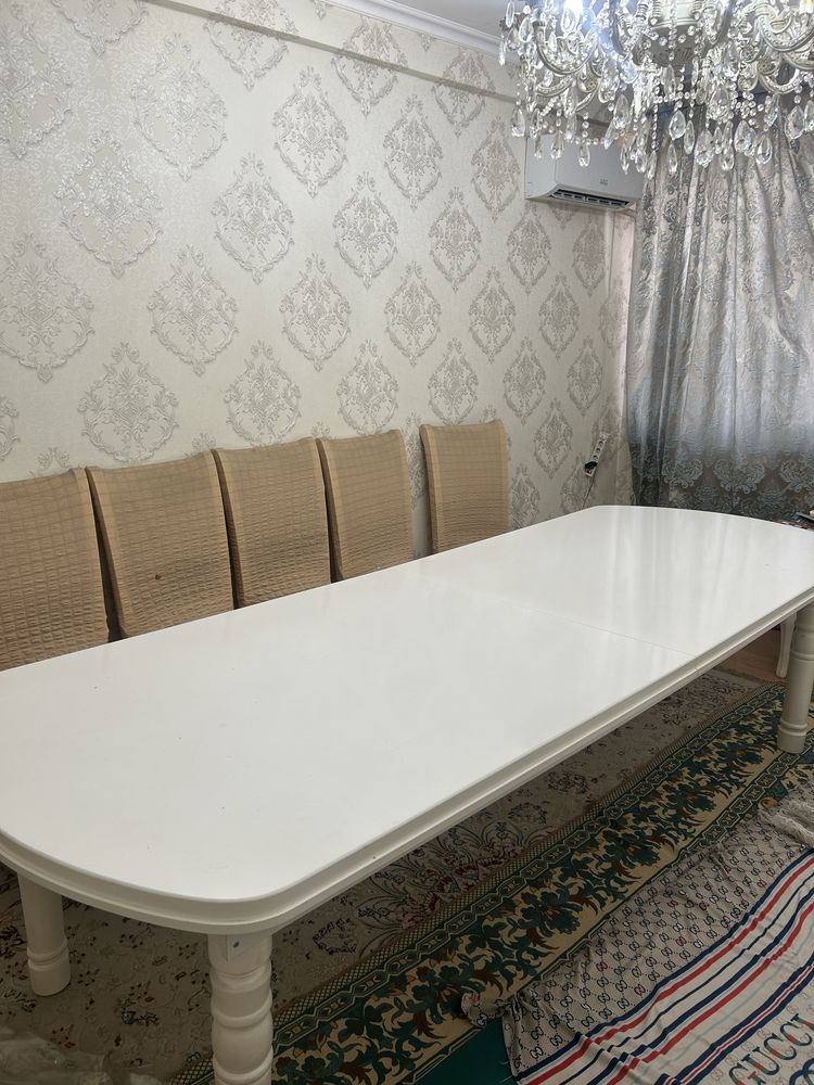 Стол новый белый тексерип алсанныздар болады