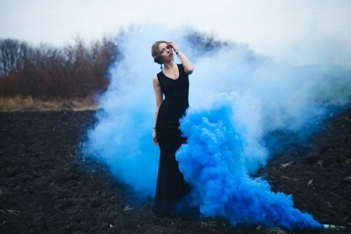Дым цветной для фотосессии