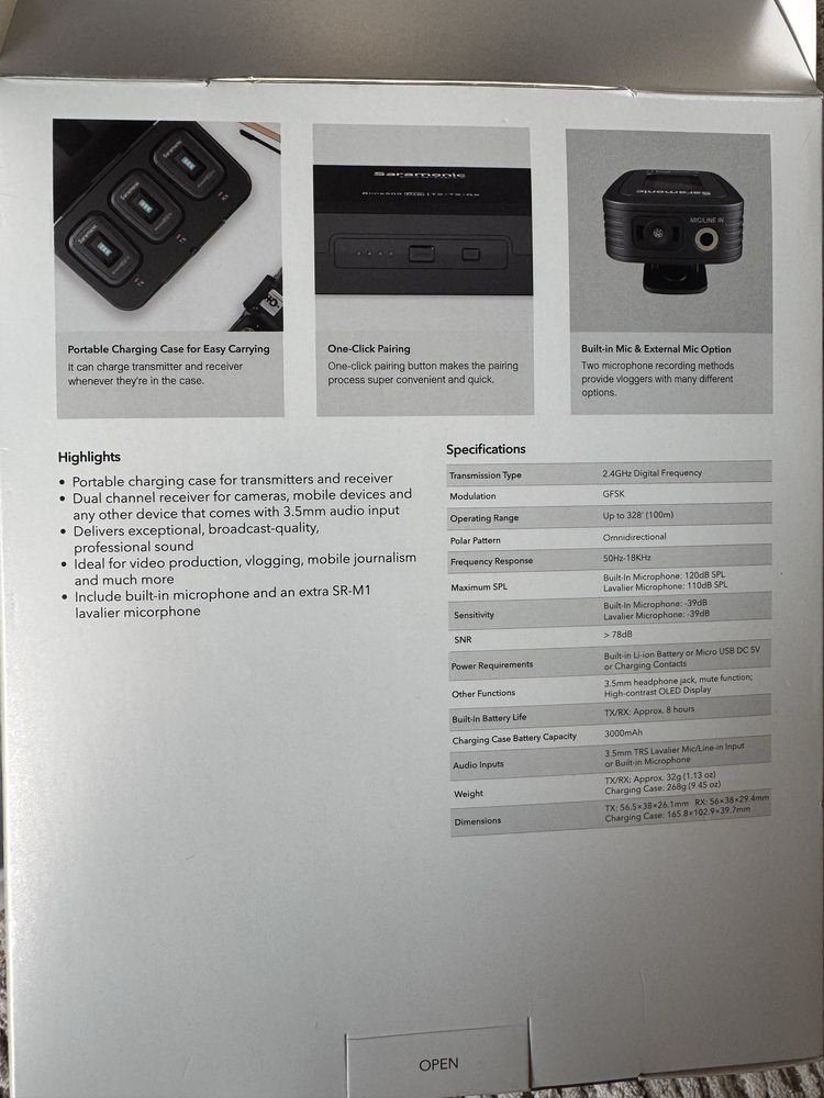 Микрофон Saramonic Blink 500 Pro B2