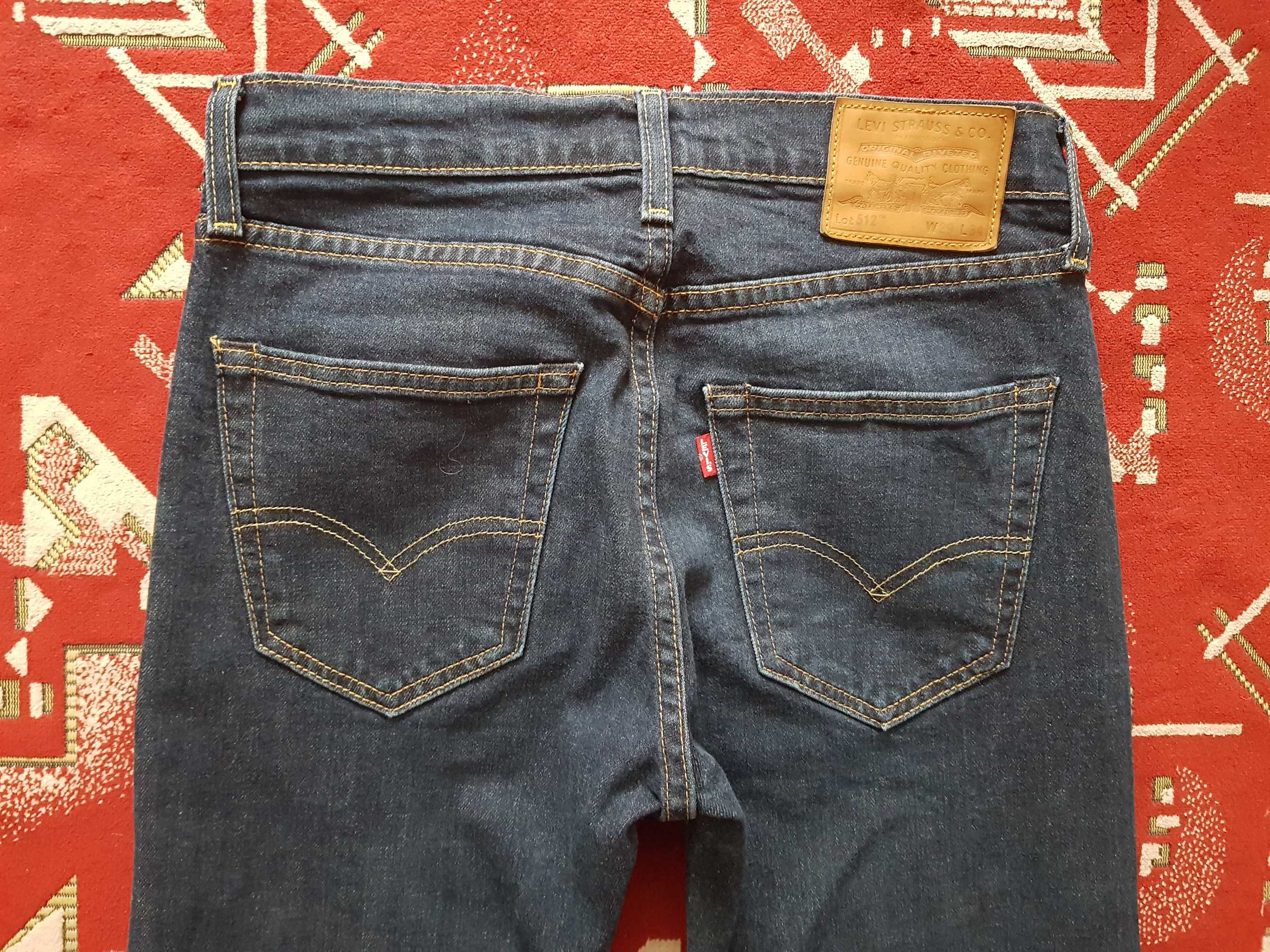 Фирмен. джинсы от "Levis" model 512 original W29xL32 на 42-44 разм.