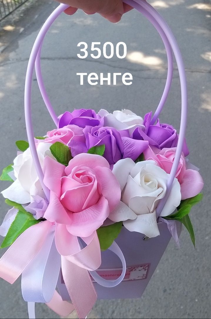 Мыльные розы, композиции из мыльных роз,  букеты...