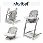 Стульчик для кормления, качеля 3 в 1 MARIBEL