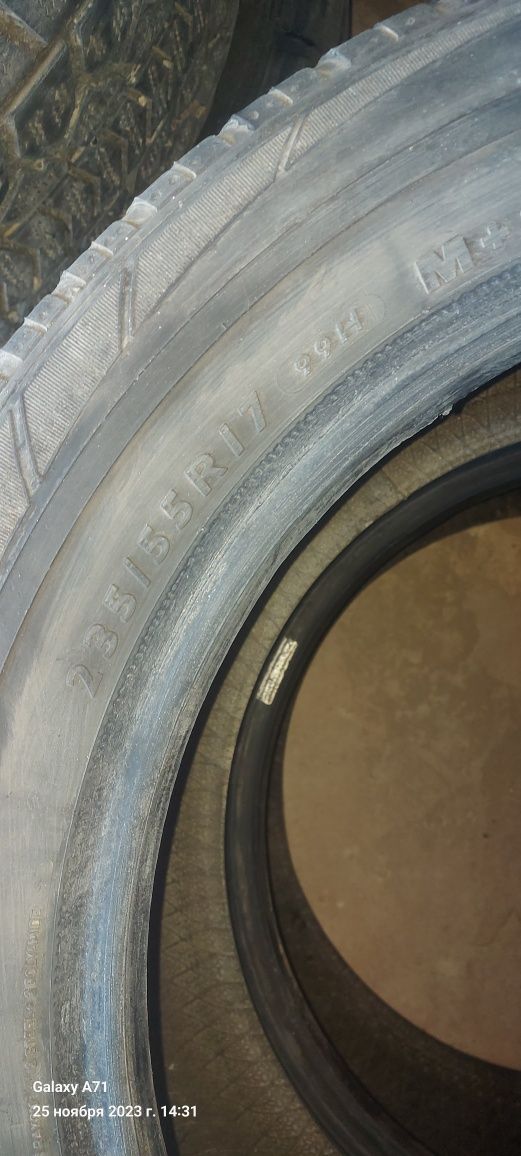 Зимний шины 265х65R17 и 235x55R17