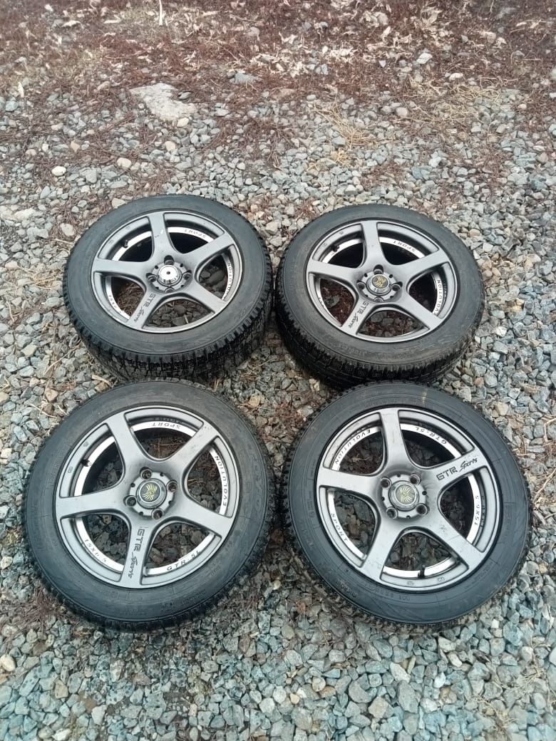 Продам колёса.Диски GTR спортивные..Стоит липучка.