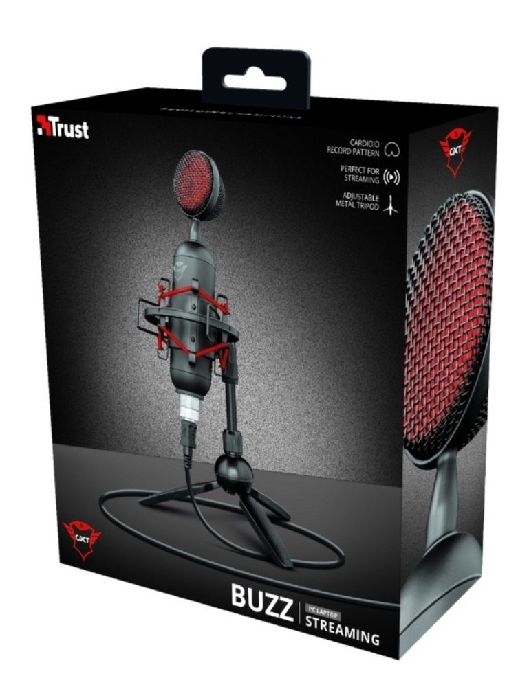 Микрофон Trust GXT 244 Buzz Streaming черный