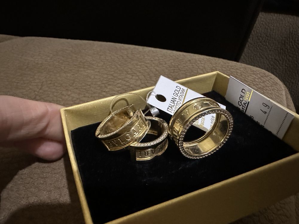 Комплект золота, италия bvlgari