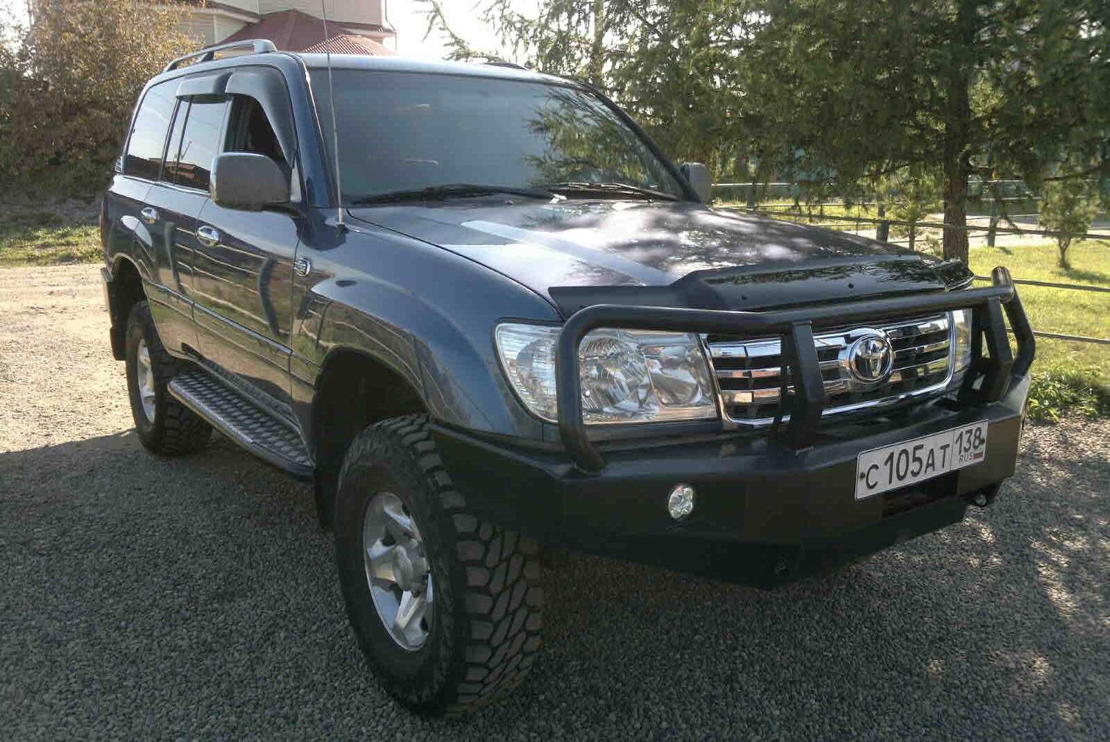 Пороги РИФ силовые Toyota Land Cruiser 100