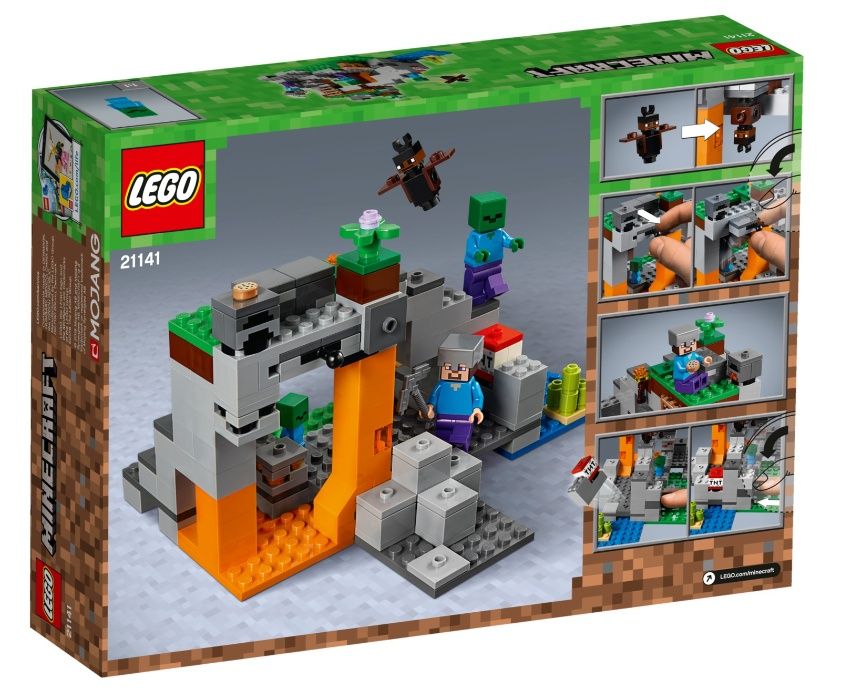 LEGO 21141 Пещера зомби Minecraft Питомник панд 21158 новый оригинал !