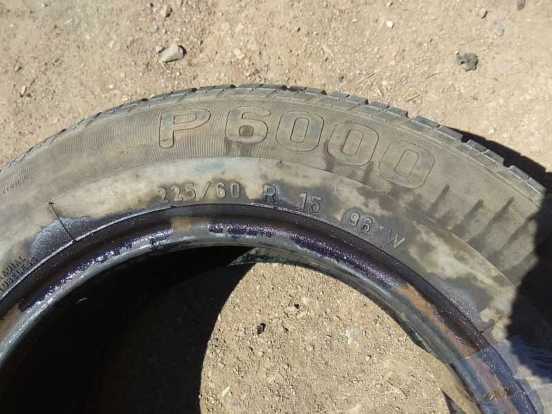 ОДНА шина 225/60 R15 - "Pirelli P6000", летняя.