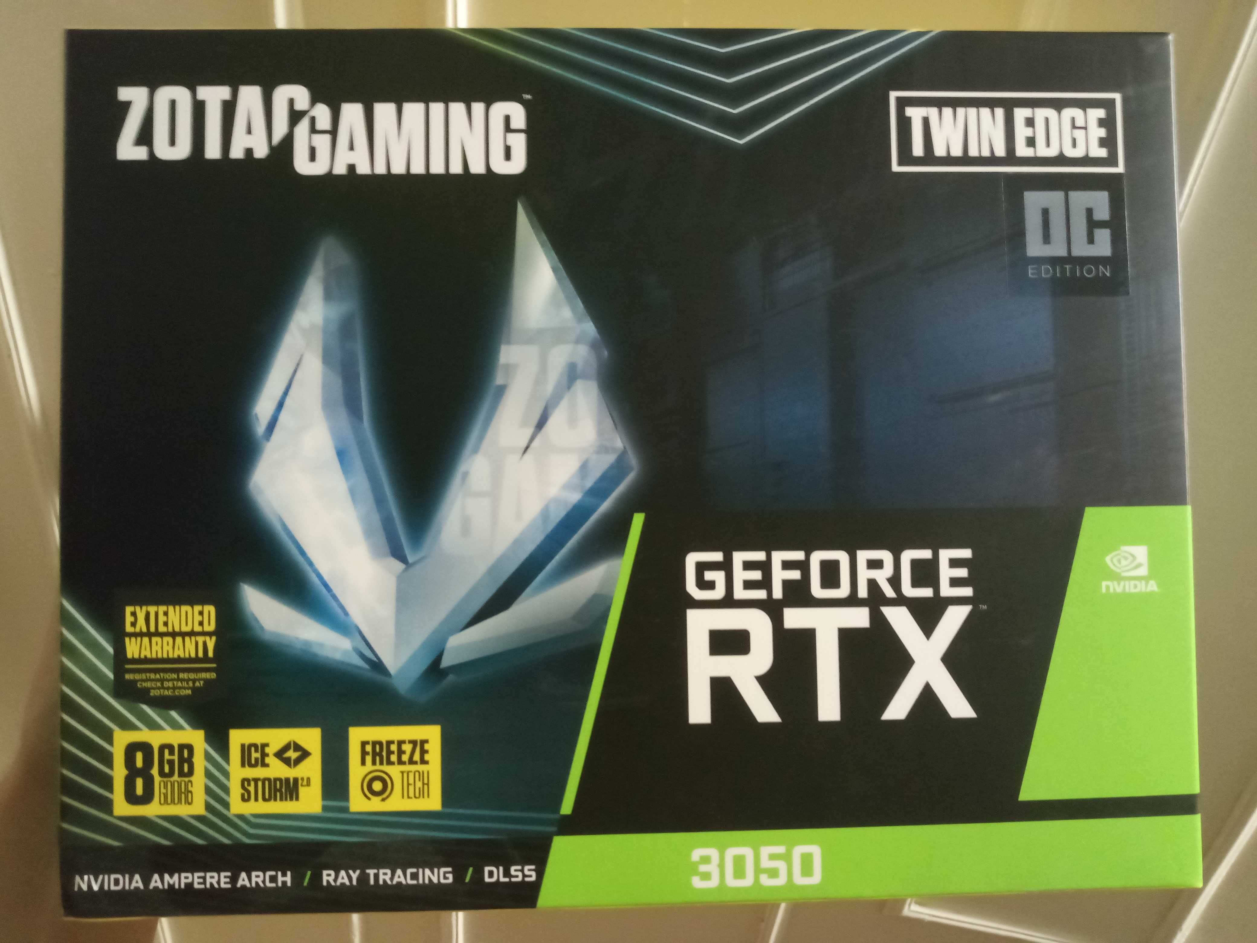 Видеокарта Zotac rtx 3050 8gb OverClocked version