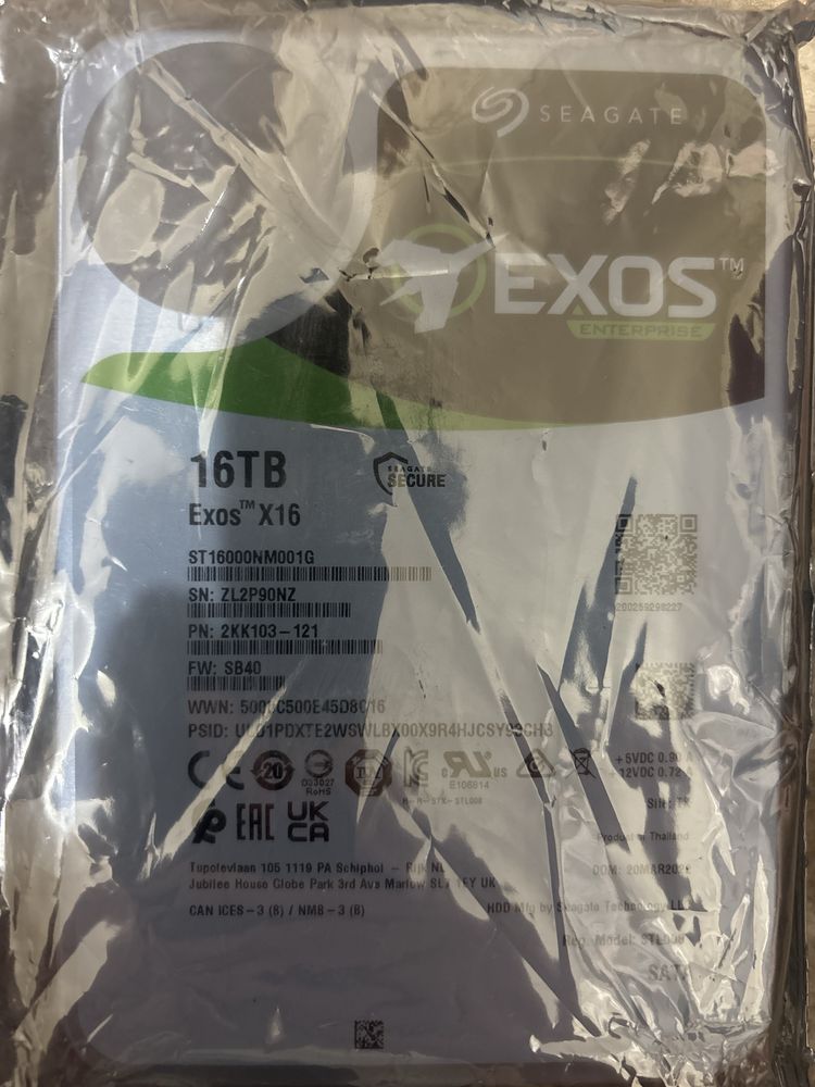 Жесткий диск 16TB