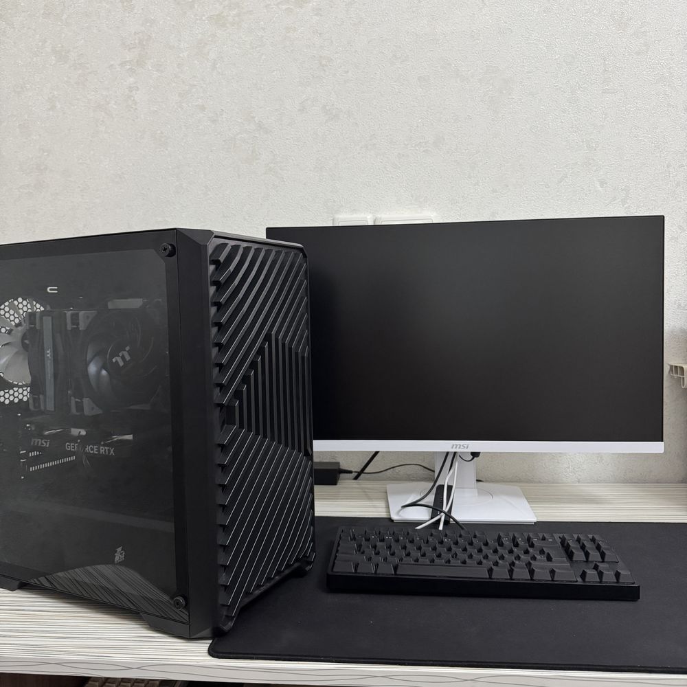 Мощный игровой ПК R7 8700f + RTX 4060 + монитор