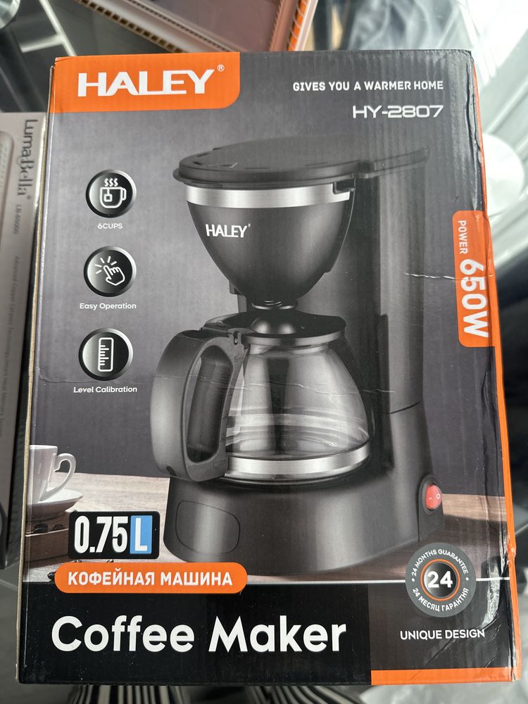 Продам кофеварку новую