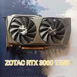 Видеокарта ZOTAC RTX 3060 12GB | Идеальное состояние | Не майнилась