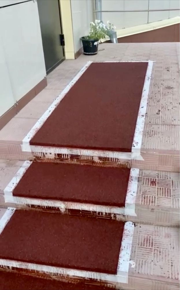 Тартан Резиновые покрытие город Кокшетау