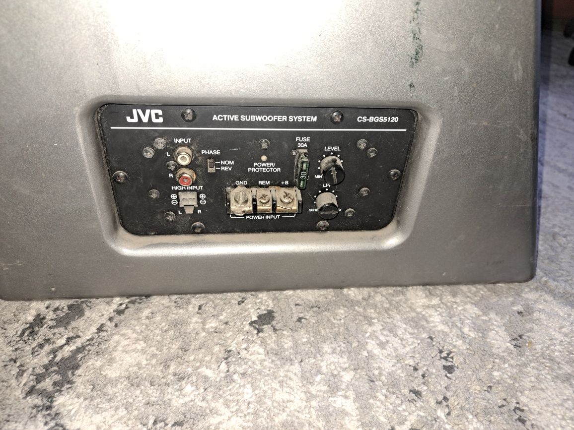 Активный сабвуфер JVC CS-BGS5120
JVC CS-BGS5120