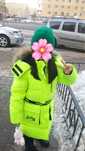 Продам детскую зимнюю парку на 7-9 лет