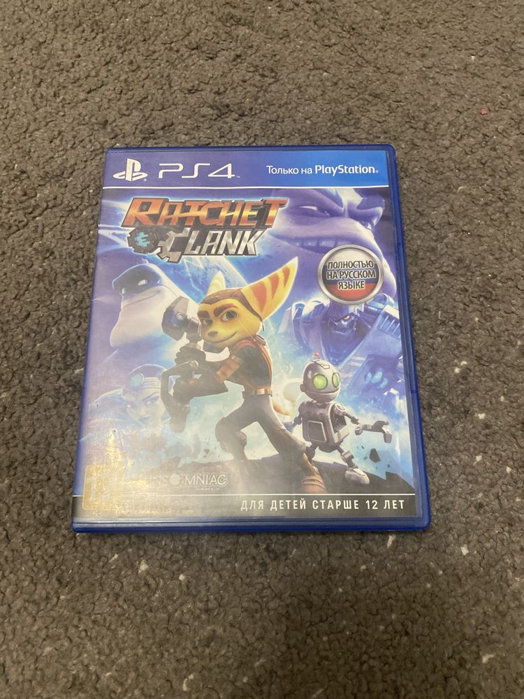 Диск Ratchet clank очень интересная игра классный сюжет графика идеал