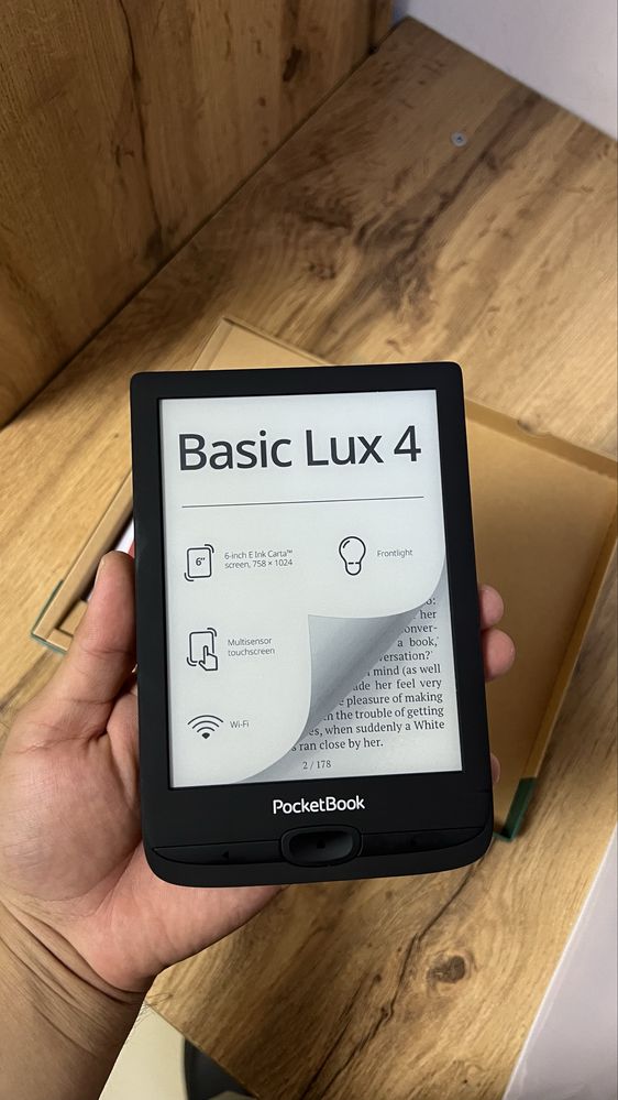 Электронная книга POCKET BOOK PB618-P-CIS черный