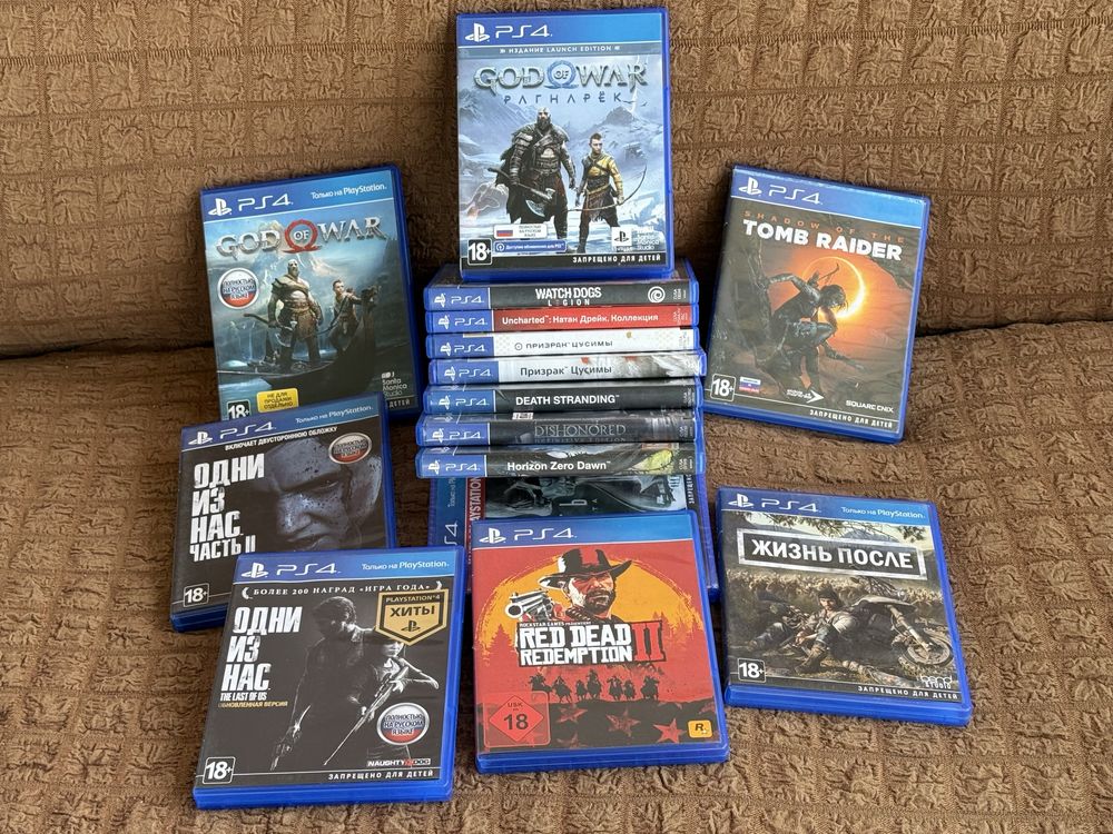 Игры на дисках для PlayStation 4 ps 4 пс 4 состояние игр идеальное
