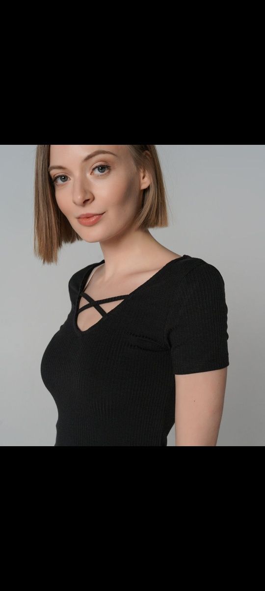 Продам платье в рубчик