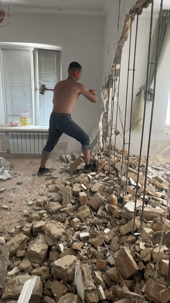 Демонтаж разрушение