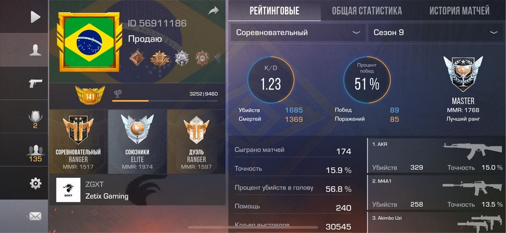 Продаю аккаунт в стэндоффе