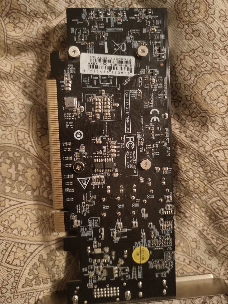 PowerColor RX 550 4GB (RX 550 4GBD5-HLE)