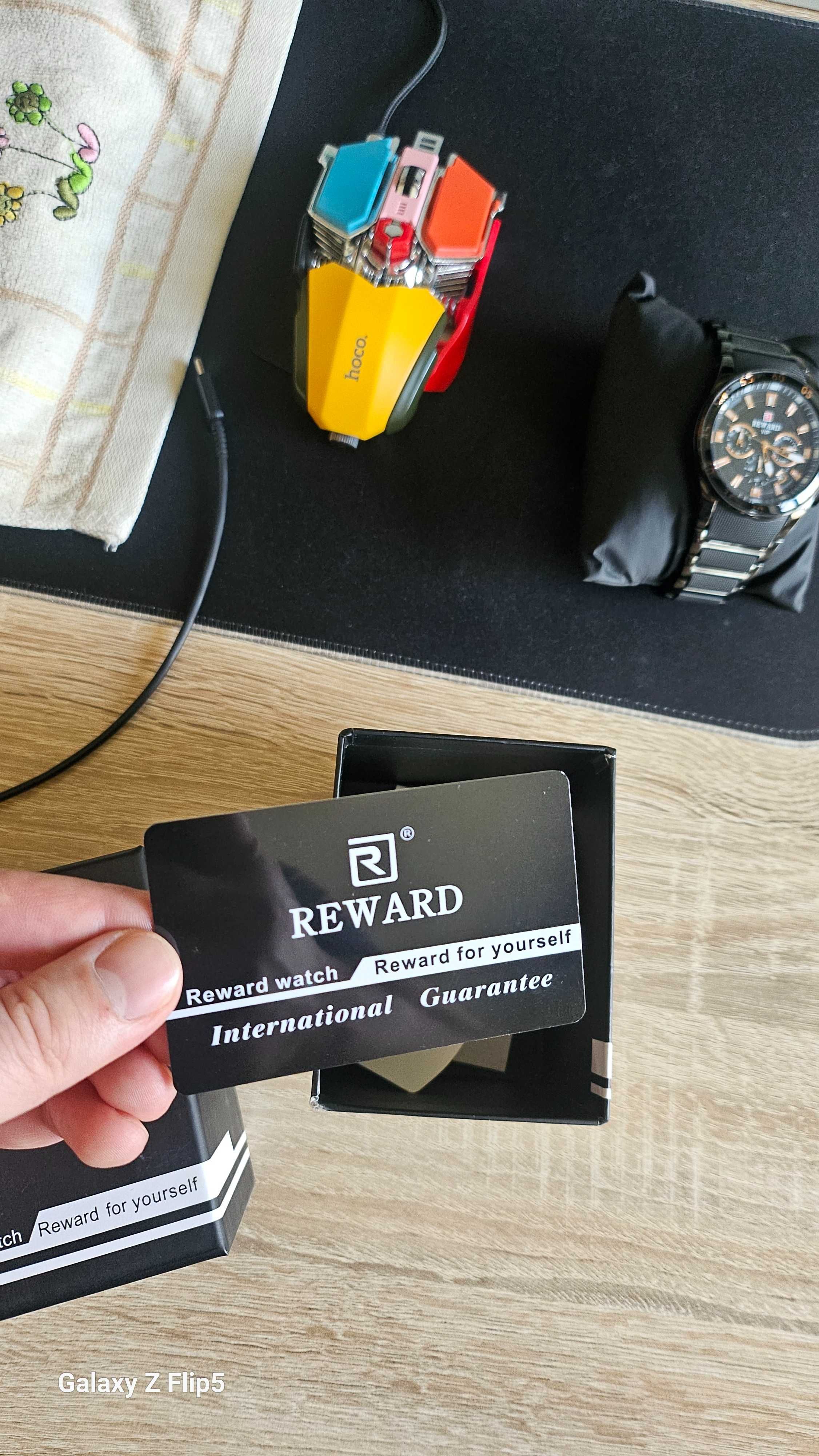 Часы Кварцевые REWARD RD81011M S/BK-BK-S/BK нержавеющая сталь