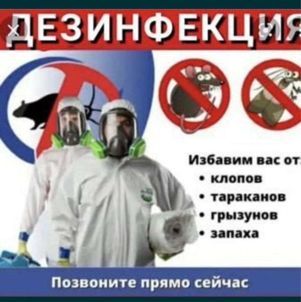 Акция на дизенфекция и деритизацию 10000