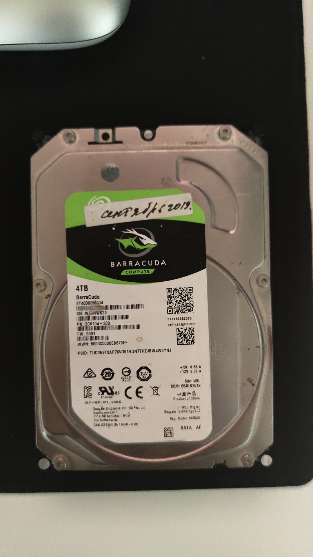 HDD Жесткий диск 1ТБ VIDEO 100% для камер видеонаблюдения